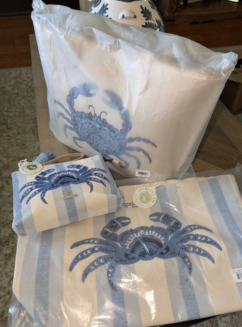 Spartina 449 CRAB Collection Crab Tote